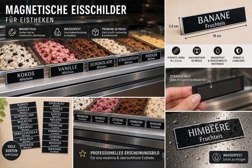 Eisschilder aus kunststoff - eisschilder,