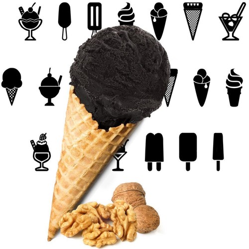Gino gelati walnuss - walnuss, schwarzes