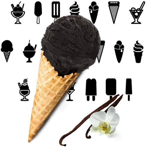 Gino gelati vanille - gelati, schwarzes
