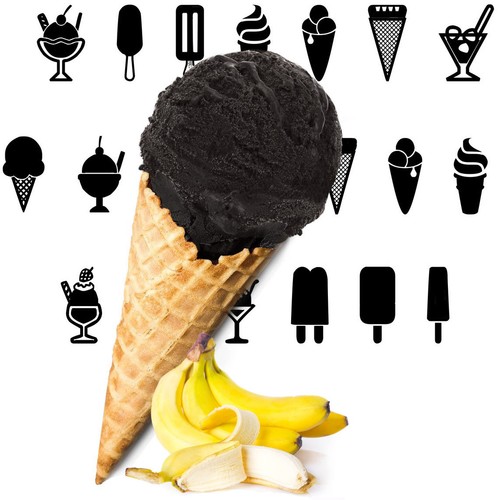 Gino gelati banane - gino, schwarzes